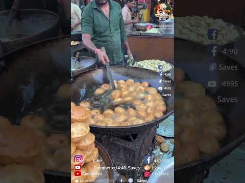 mathura ki famous kachori. #trending #streetfood #viral