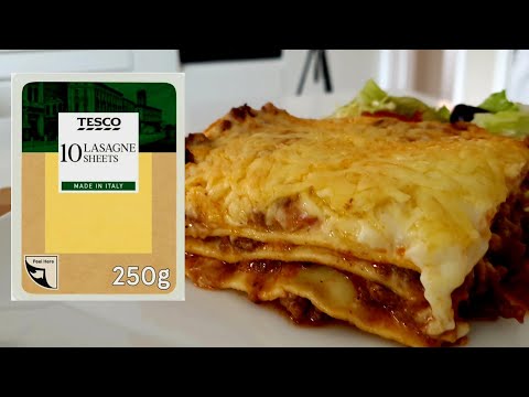 Delicious Lasagne with Tesco's Fresh Lasagne Sheets #lasagne #tesco #homemade