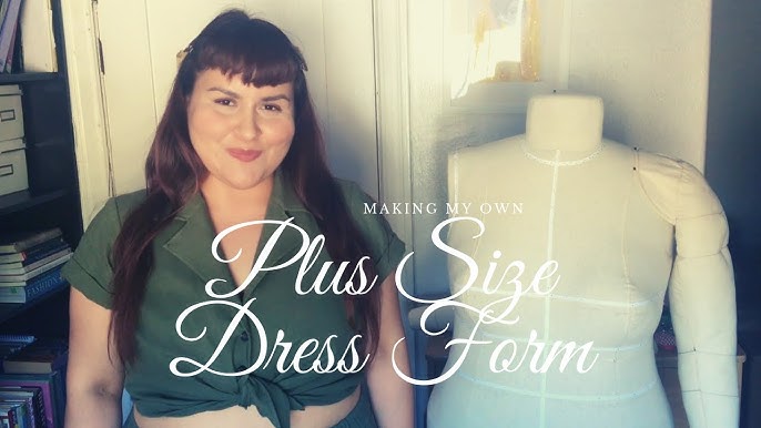 DIY Dress Form Plus Sizes. Custom Fit Sewing Pattern Download.  BOOTSTRAPFASHION DRESS FORMS