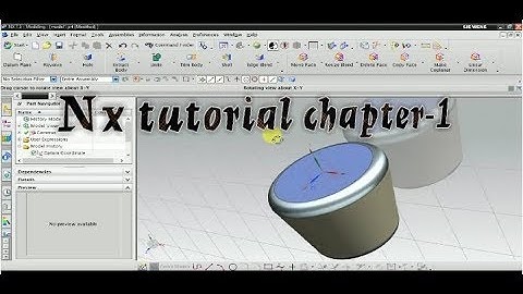 Nx 11 How to use REVOLVE in nx