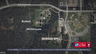 Severe weather leads to sewage spill in Tyler