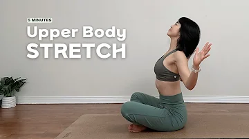 5 min Daily Stretch | Yoga for Neck, Shoulders, Back Pain and Posture | Yoga Song Hayeon