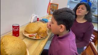 Tasty Chole Bhature At Om Corner Karol Bagh Wale In Gurgaon