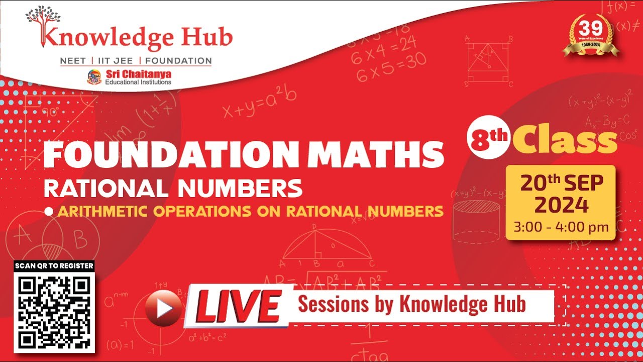 Live Session: Arithmetic Operations on Rational Numbers for Class 8 | Complete NCERT Solutions