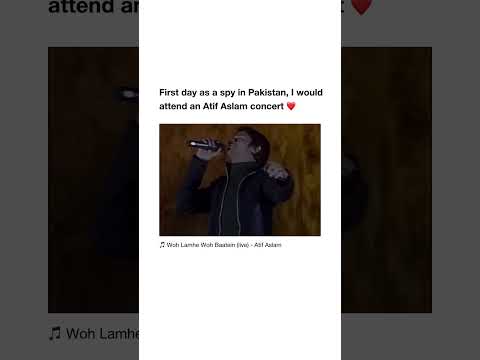 Atif Aslam (live) - Woh Lamhe Woh Baatein |#shorts #viralmusic #trendingsongs