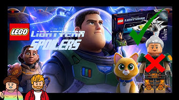 LEGO Lightyear Set to Movie Comparison