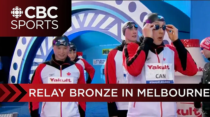 Canadian women swim to 4x100m freestyle relay bron...