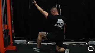 Half Kneeling Archer Bicep Curl