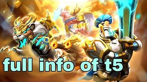 lords mobile full info of t5 troops || [hindi] ||
