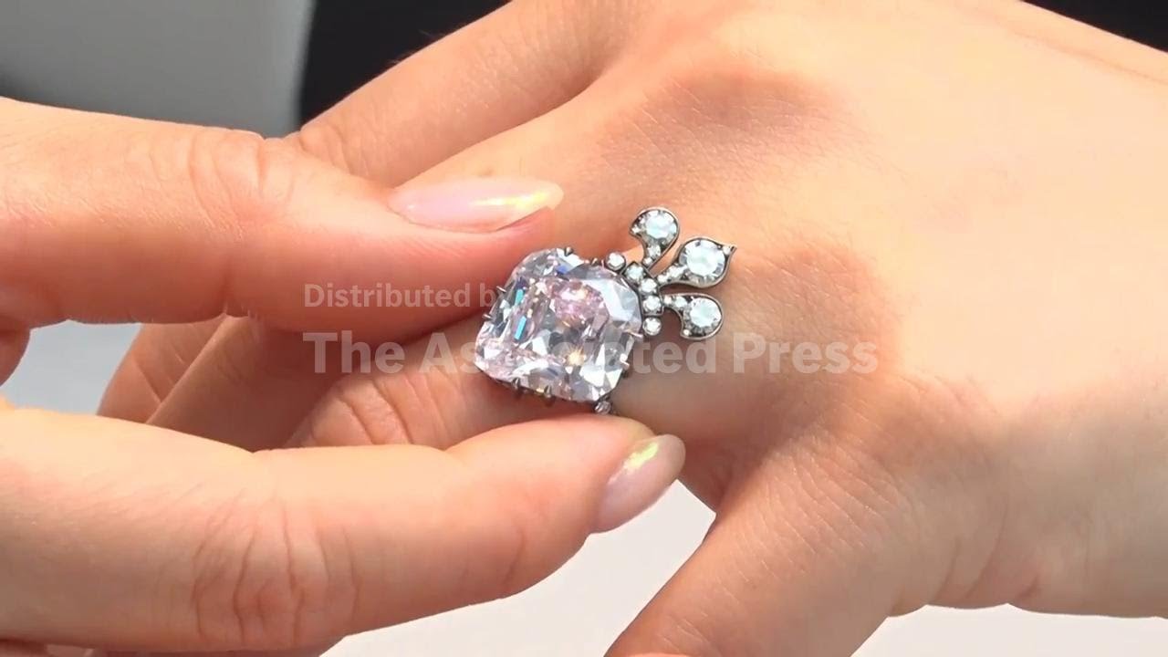 Pink diamond ring that once belonged to daughter of Marie Antoinette up for auction