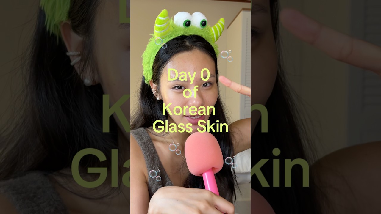 Day 0 of getting KOREAN GLASS SKIN🫧