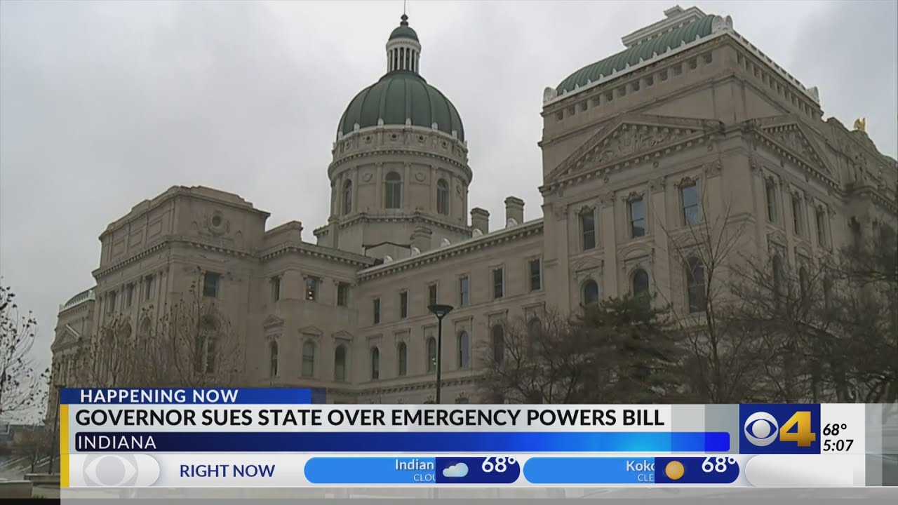 Governor files lawsuit over emergency powers bill - YouTube