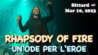 Rhapsody of Fire - Un‘ode per l‘eroe @Poppodium Volt, Sittard, NL 🇳🇱 March 10, 2023 LIVE HDR 4K