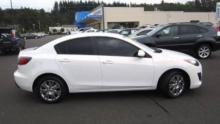 Athlete Statistics 2010 Mazda 3, White - STOCK# B2220A - Walk around