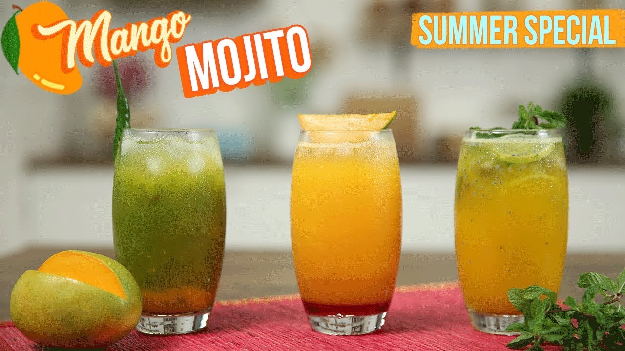 3 Varieties of Mango Mojito Recipe | How to Make the Perfect Mojito Cocktail | Summer Cooler | Varun | Rajshri Food