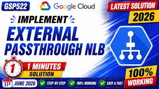 Implement External Passthrough NLB | GSP658