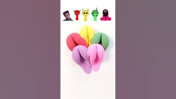 Sprunki VS Squid Game2 Guess the mixed color #satisfying #squidgame2 #sprunki #colormunimix #games