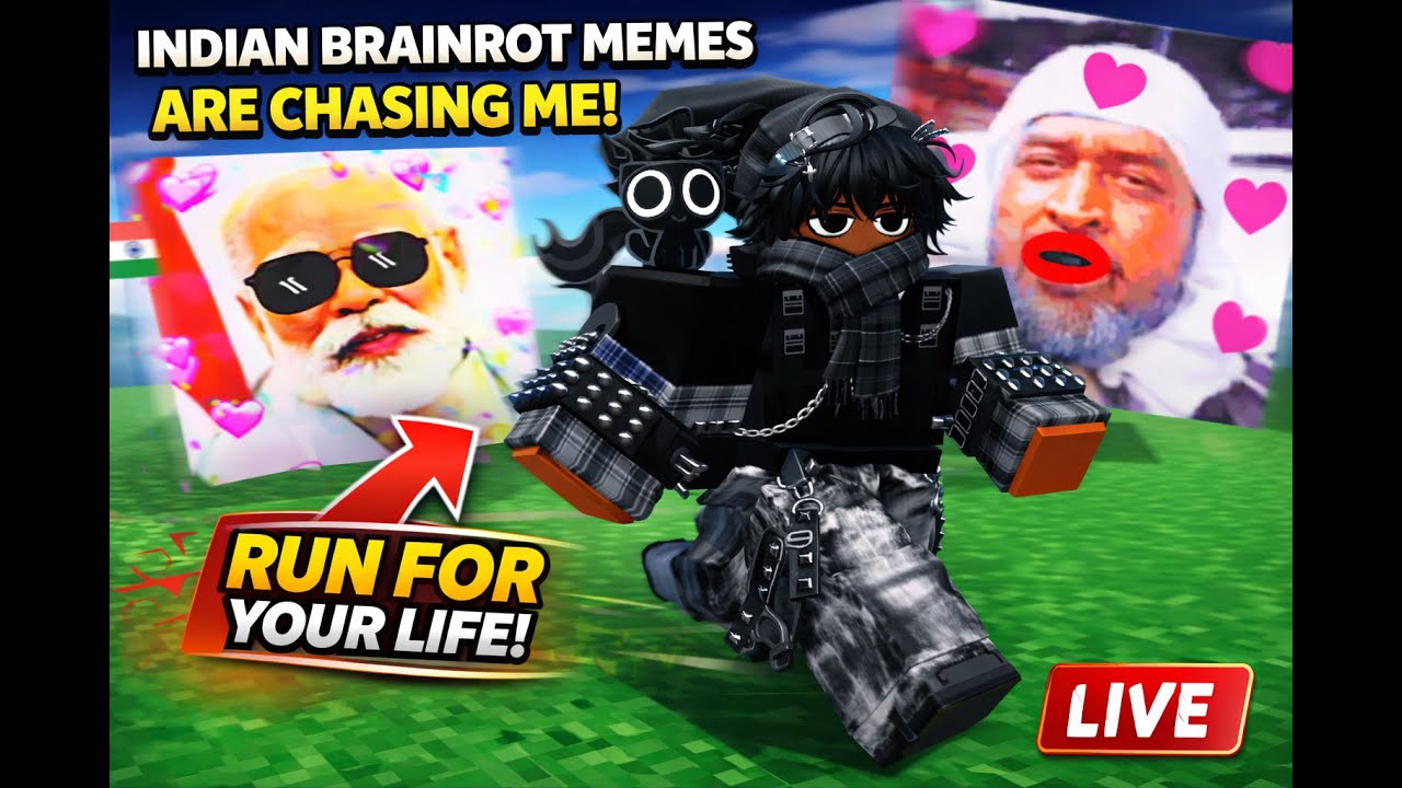 I Survived Indian Brainrot Memes… Somehow 😭 | ROBLOX LIVE - YouTube