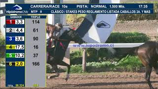 Vidéo de la course PMU PRIX FUERZA AEREA DE CHILE