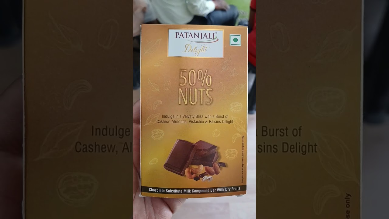 Patanjali Delight 50% Nuts Chocolate 