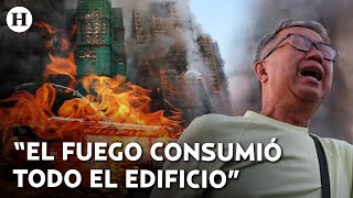 Devastador Incendio En Hong Kong 13 Muertos Tras Incontrolable Fuego En Edificio Residencial