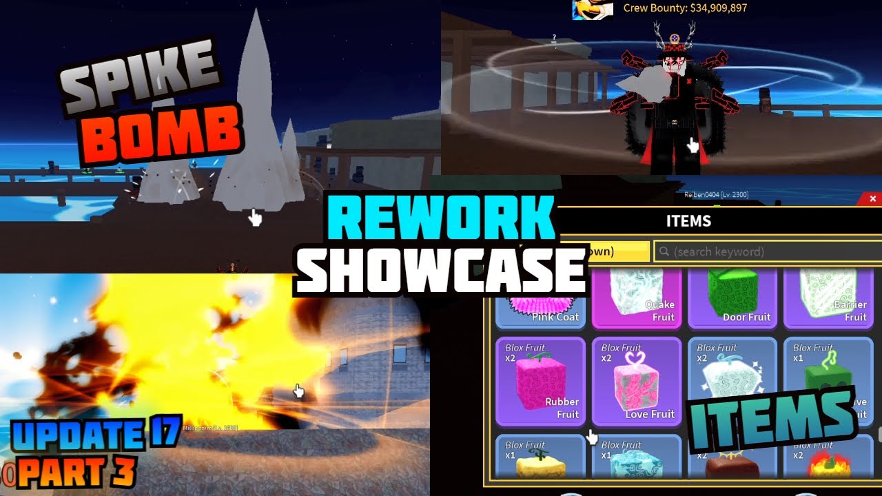 MAGMA SHOWCASE REVAMP IN UPDATE 17.3 (BLOX FRUITS) 