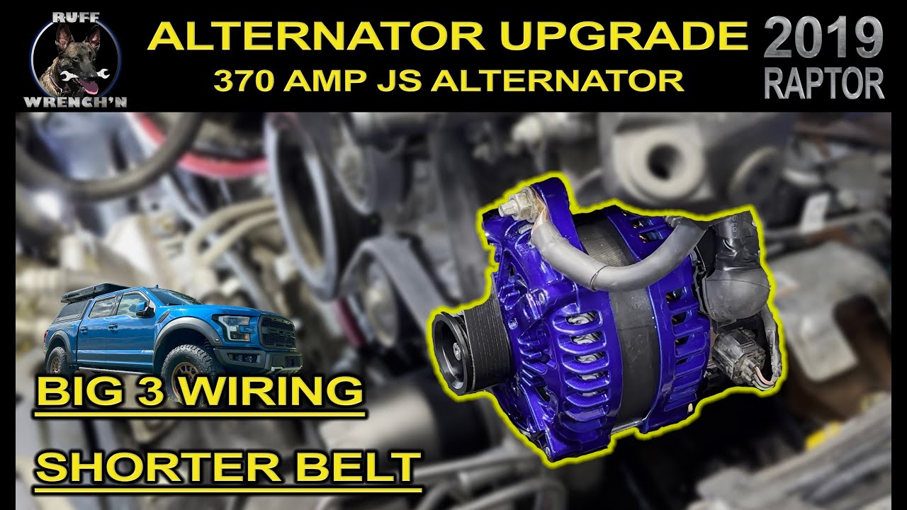 Gen2 Raptor Alternator Upgrade - YouTube
