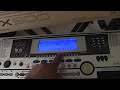 yamaha psr 550 ahora vemos de como se mutea los instrumentos en este teclado