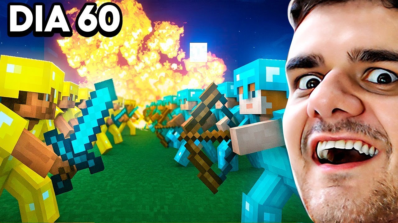 Coloquei Meus Inscritos Em Um Servidor de Minecraft Por 100 DIAS