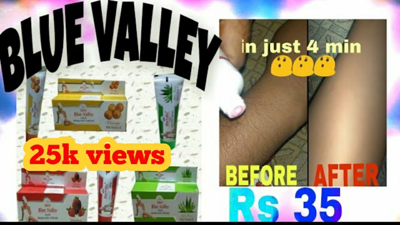 Blue Valley Hair Remover Cream most affordable hair remover cream live demo