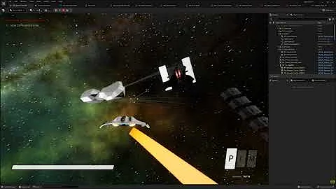 Unreal Engine 5 - Space Game - Warp In