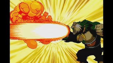 MvC2: Maddroo - Sonson Monkey King Fire Blast Incinerates Juggernaut Headcrush .:1.27.24:.