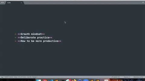 Problem Solving Track - Growth Mindset and Deliberate practice