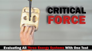 How to Measure Your CRITICAL FORCE With The Tindeq Progressor | Testing All Three Energy Systems