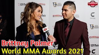 Brittney Palmer on Ring Girl of the Year Nomination, Her Growth in 2021 | World MMA Awards