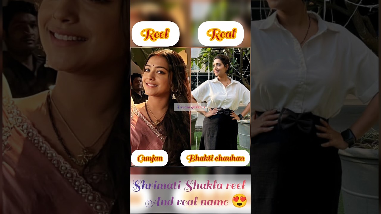 Dangal tv new serial😍Shrimati Shukla❤️reel😘and real🥰 name