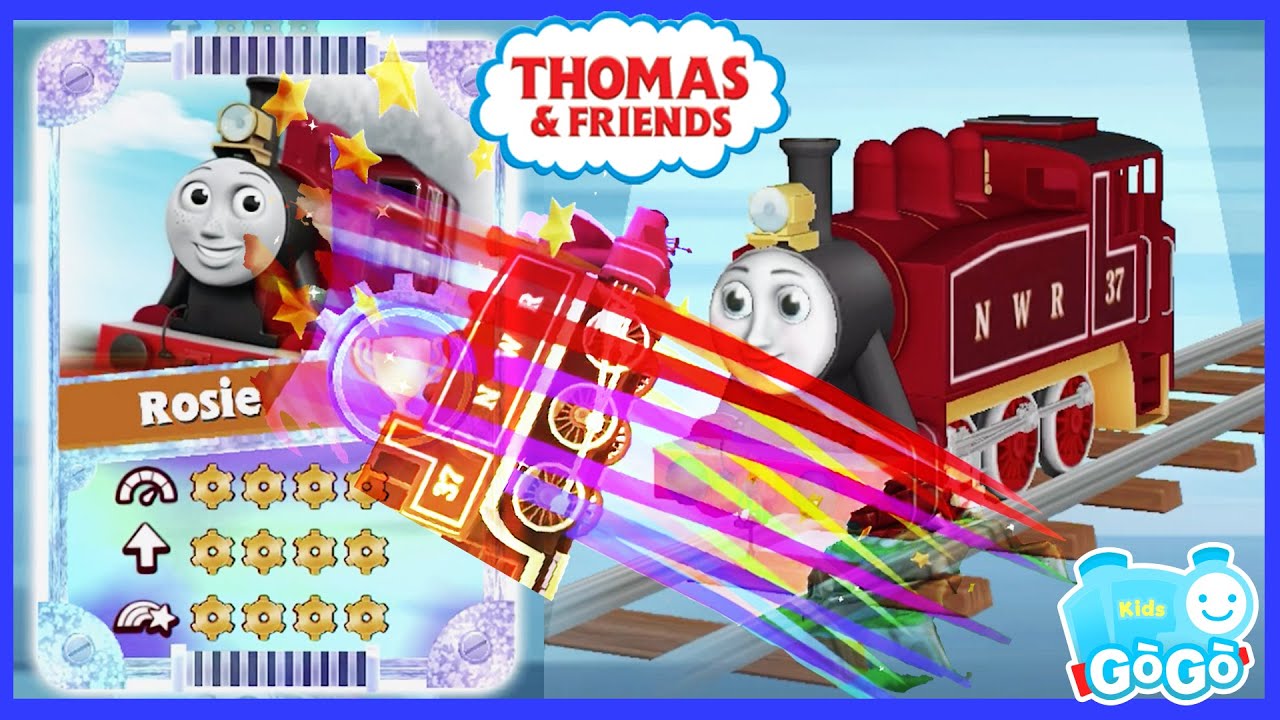 GoGo Thomas & Friends - Rosie Rainbow Speed Racer VS Diamond Train - Thomas and Friends: GoGo Thomas