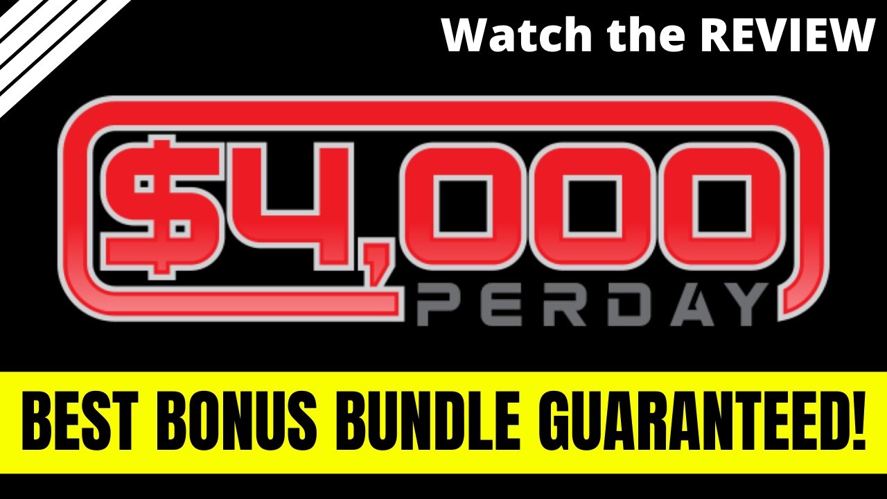 $4000 Per Day Review & Bonuses 👊 A REAL WAY to make money online in 2022