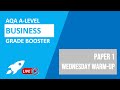 AQA A-Level Business 2022 | Paper 1 | Wednesday Warmup