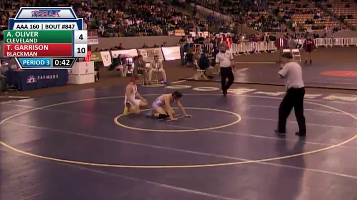 2015 TSSAA State Tournament - AAA 160 - Tyler Garr...