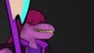 Deltarune sound effects: Chapter 4: Susie’s talking (throw something-magic glass shatters) 3