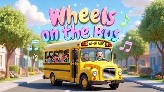 Wheels on the Bus 🚌 | Kids Nursery Rhyme | 3D Animation | POP KIDS screenshot 4