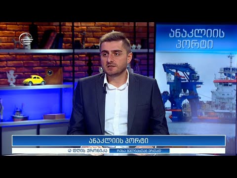 ანაკლიის პორტი - დავით ჯავახაძე \"დღის ქრონიკაში\"