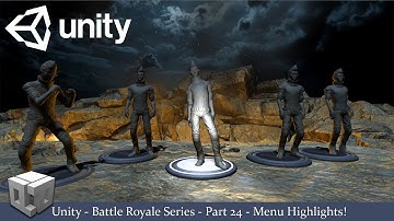 Unity-Battle Royale Series-Part 24-Menu Highlights! (Full Tutorial + Free Assets)