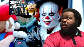 Kable10: Джеффи встречает Пеннивайза 2 (РЕАКЦИЯ) #kable10 #jeffy #sml #reaction