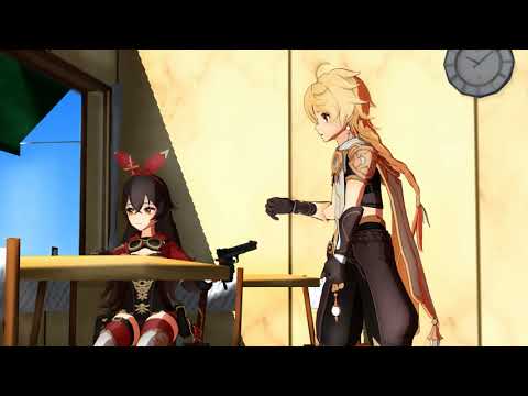 Amber accidentally shot Yoimiya (MMD Animation Practice)
