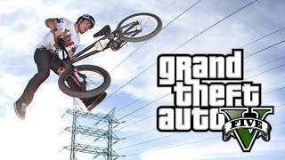 GTA 5 CRAZY BMX STUNT MONTAGE 