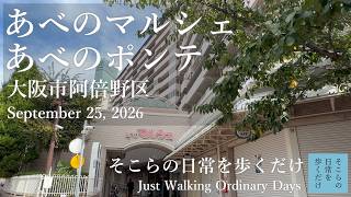 あべのマルシェ商店街とあべのポンテを歩く（大阪市阿倍野区）