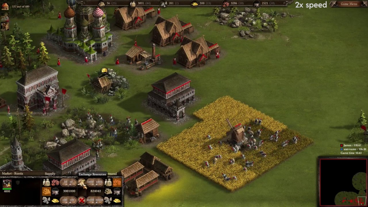 [Cossacks 3] Russia Overview 5000 10pt gameplay