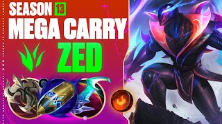 Zed Jungle Is S+ STRONG: How To Carry EVERY Game! (Even when side lanes hate winning)